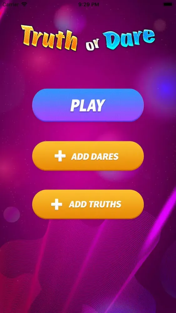truth or dare fun app スクリーンショット