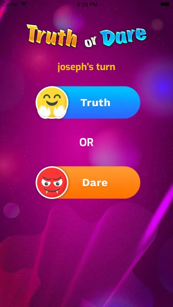 truth or dare fun app スクリーンショット