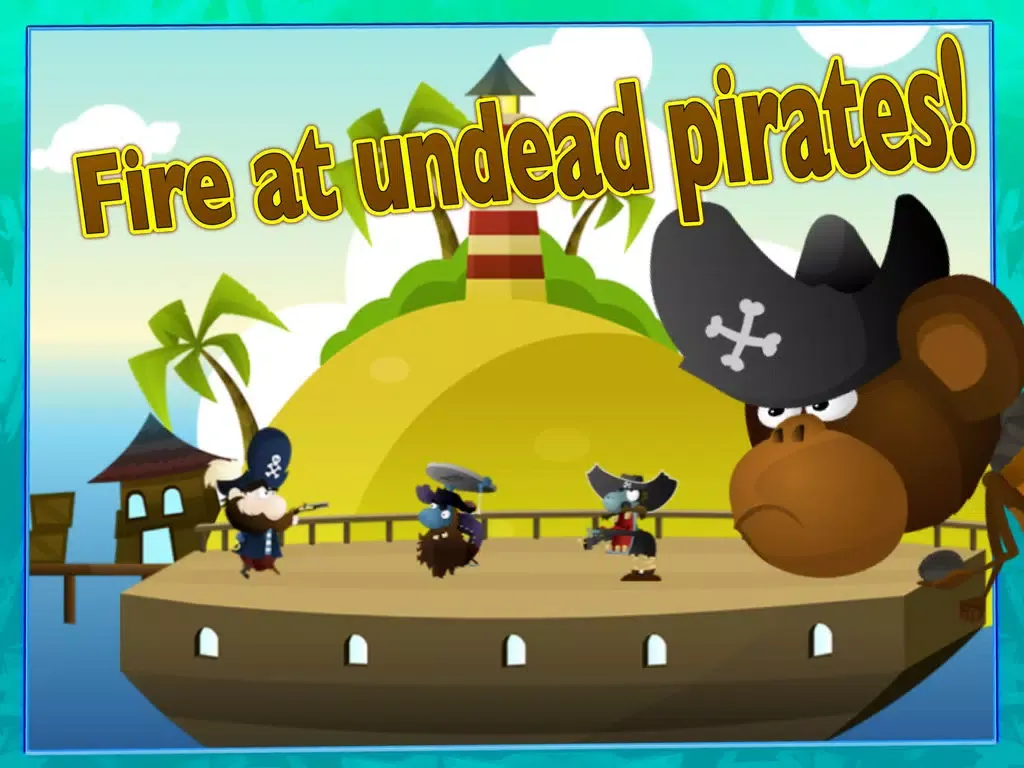 Capturas de pantalla de Pirates VS Zombies - Defend the Golden Treasure Island Against Zombie Tsunami iPad 