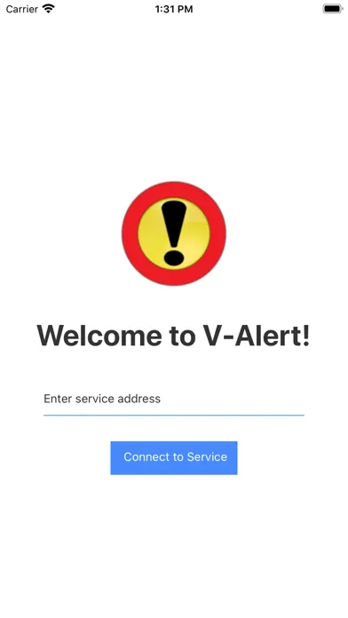 V-Alert Mobile Screenshots