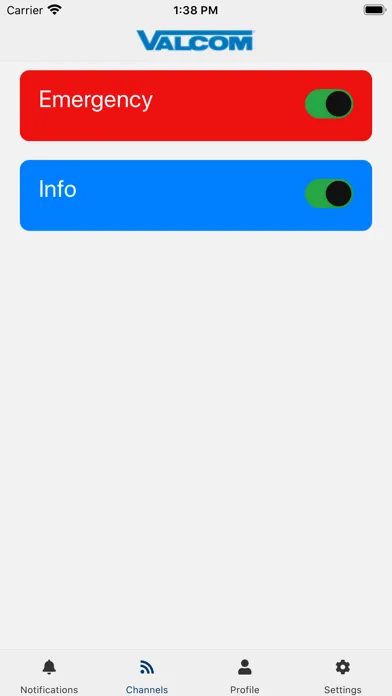 V-Alert Mobile Screenshots