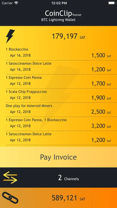 ภาพหน้าจอของ CoinClip Testnet