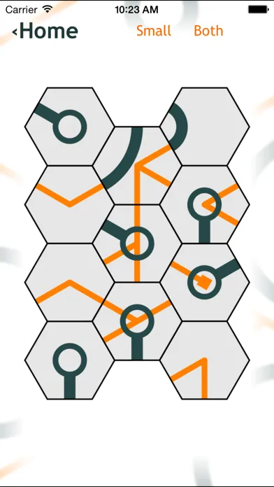 Hexy- The Hexagon Game سکرین شاٹس