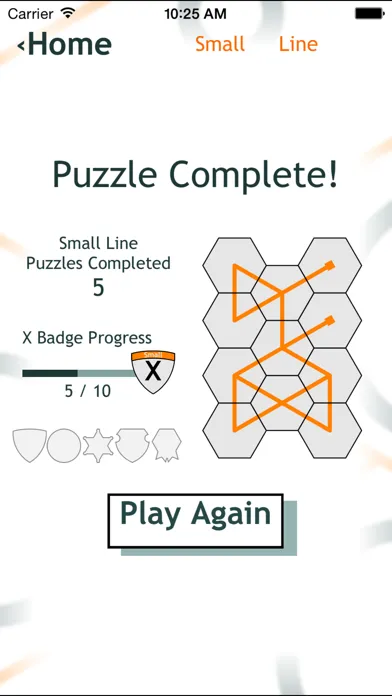 Hexy- The Hexagon Game سکرین شاٹس