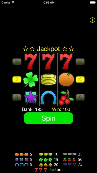 Capturas de tela do Watch Slots Casino