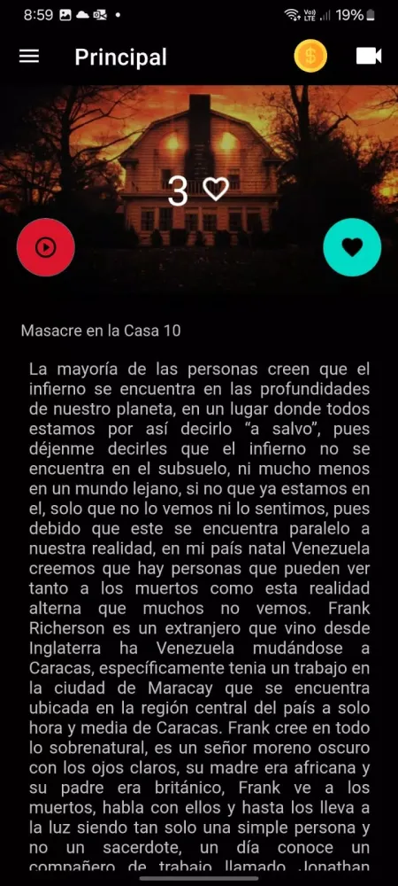 Historias de terror Spook应用截图