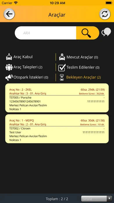 ValeApp Personel سکرین شاٹس