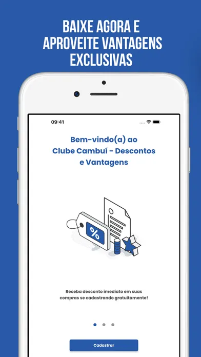 Capturas de tela do Clube Cambuí