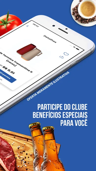 Capturas de tela do Clube Cambuí