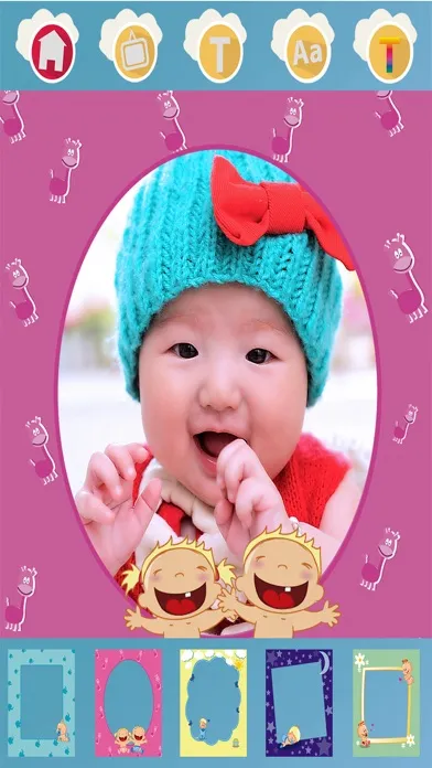 تصاویر Baby photo frames – Photo editor for kids