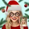 Christmas and santa AR face