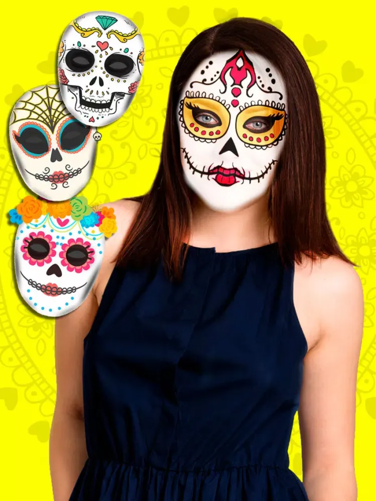Zrzuty ekranu Snap Catrina photo editor Mexican skull - Pro iPad 