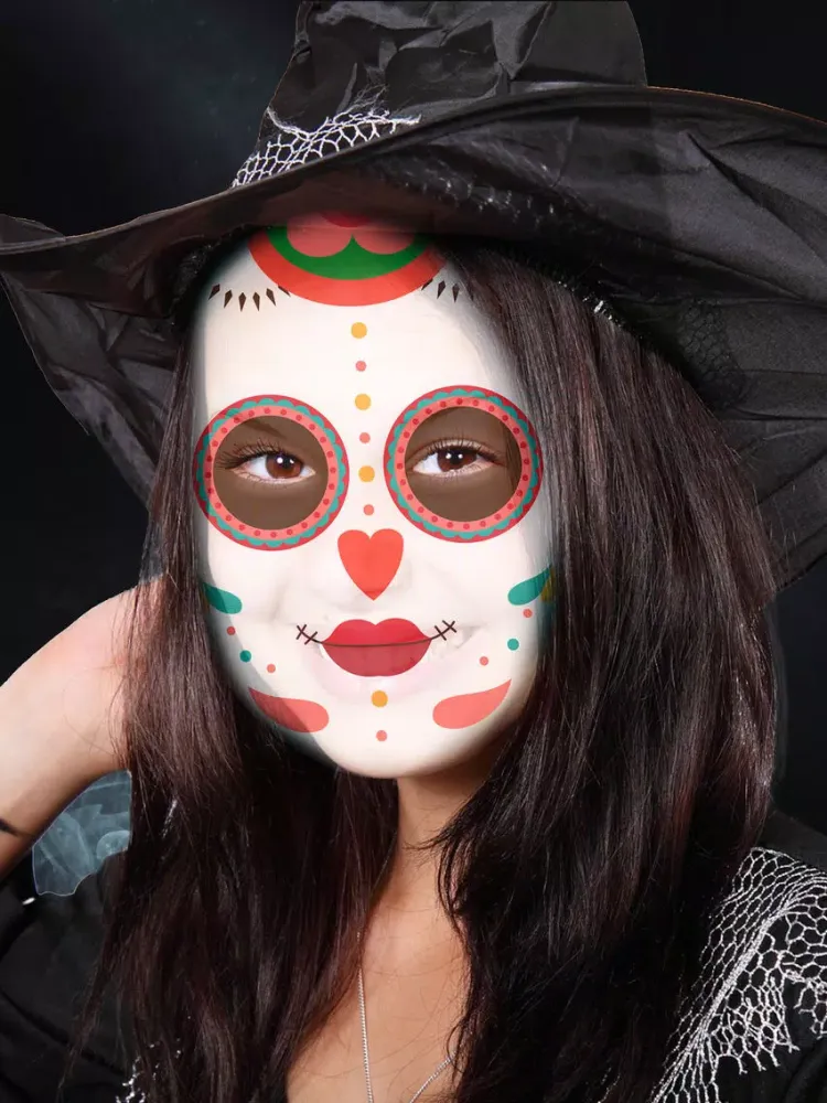 Zrzuty ekranu Snap Catrina photo editor Mexican skull - Pro iPad 