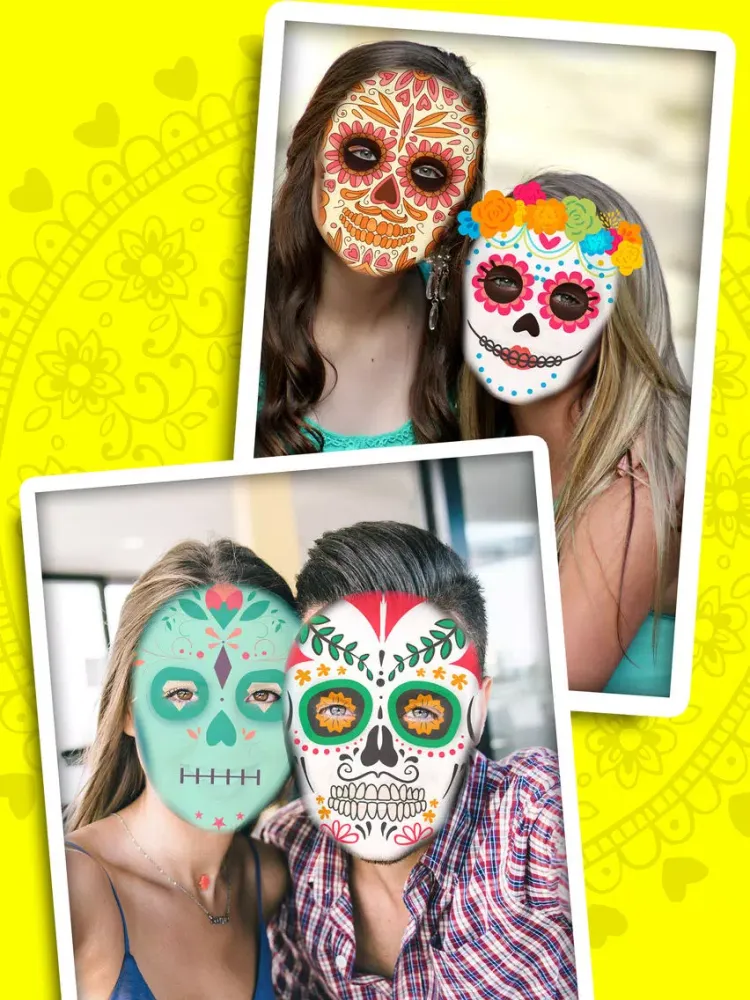 Zrzuty ekranu Snap Catrina photo editor Mexican skull - Pro iPad 