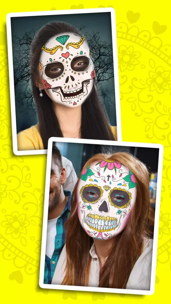 Zrzuty ekranu Snap Catrina photo editor Mexican skull - Pro