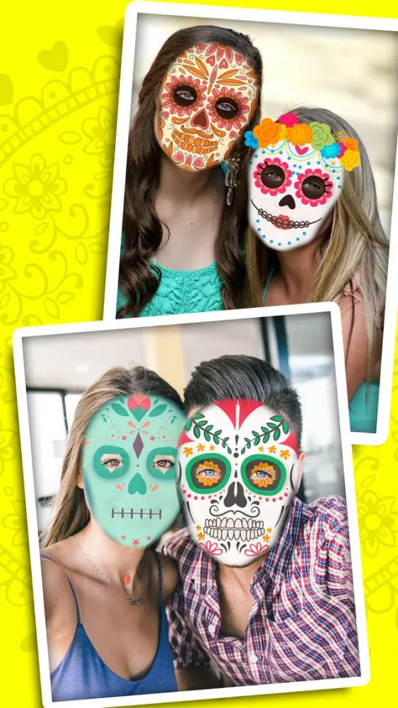 Zrzuty ekranu Snap Catrina photo editor Mexican skull - Pro