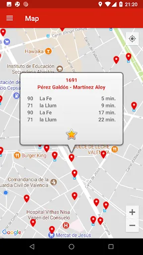 ValenBus: bus in Valencia Screenshots