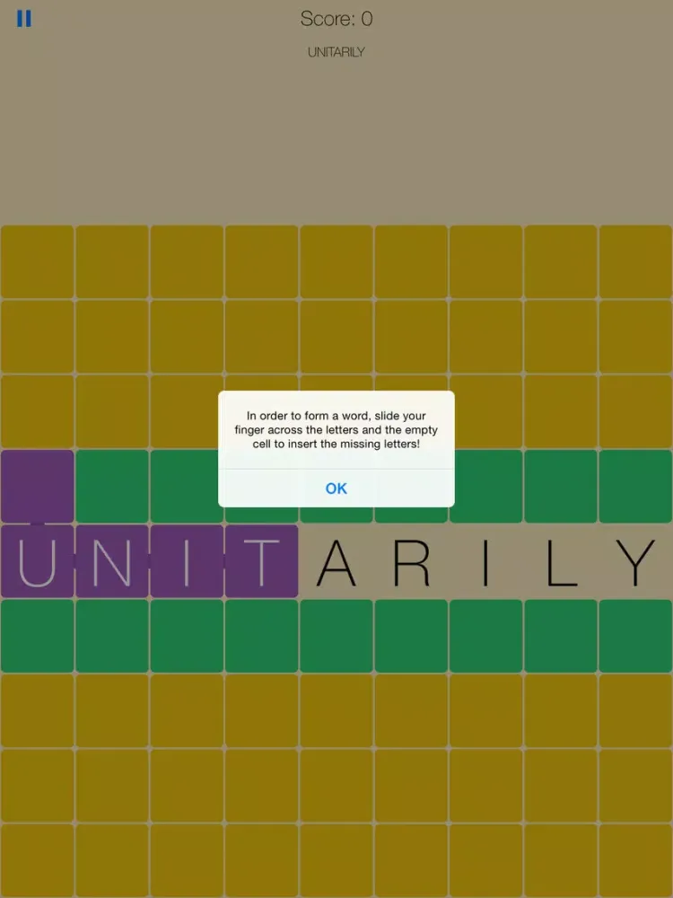 Captures d'écran de Word Blitzkrieg iPad 