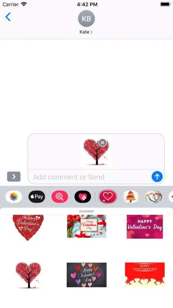 Valentine Stickers - Messages स्क्रीनशॉट