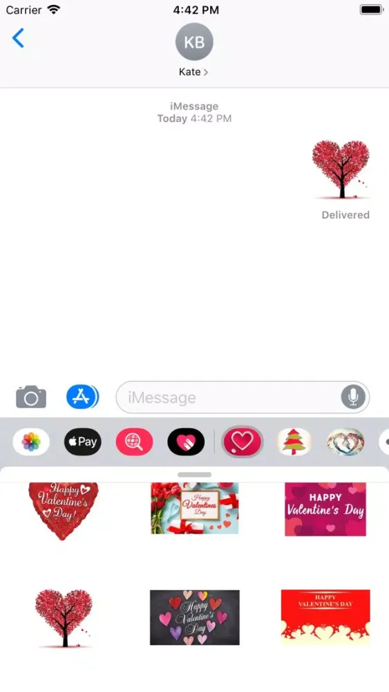 Valentine Stickers - Messages स्क्रीनशॉट