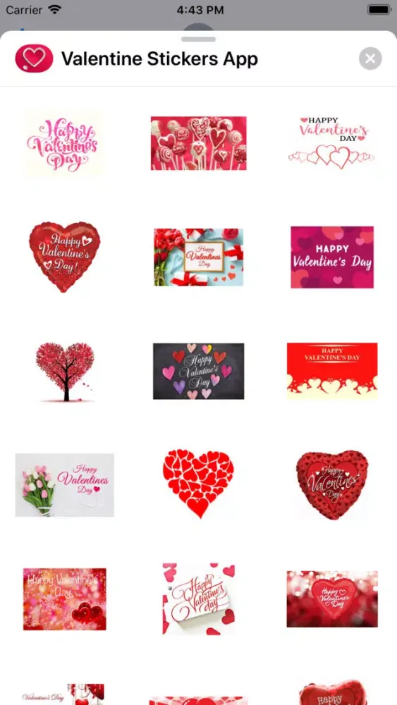 Valentine Stickers - Messages स्क्रीनशॉट