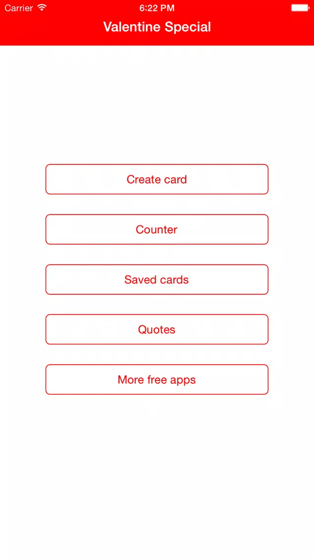Capturas de pantalla de Valentine Special Card creator, Contdown, Quotes