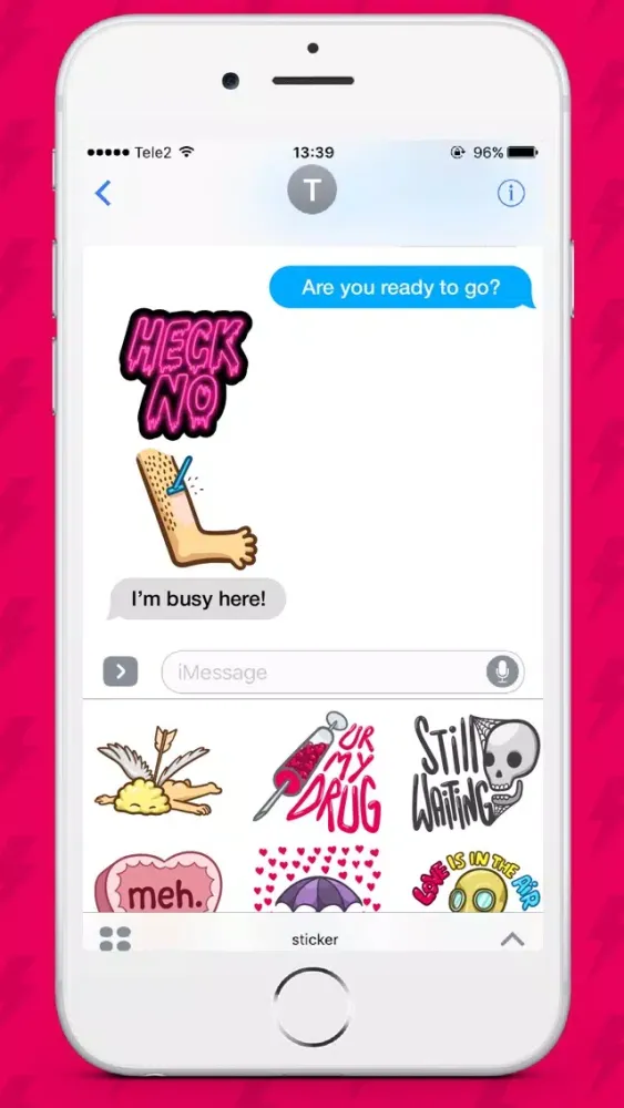 Love Hate Valentine's Sticker স্ক্রিনশট