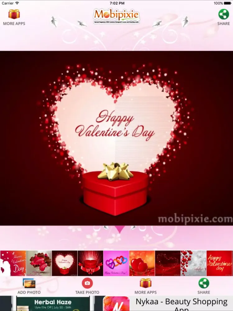 Capturas de pantalla de Valentine Week eCard & Greetings iPad 