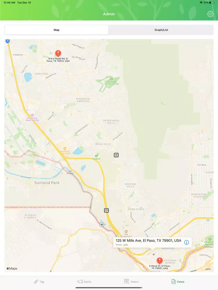 ReciklApp El Paso iPad  سکرین شاٹس