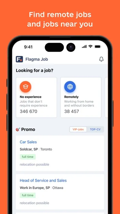 Скриншоты Flagma.Job - job search