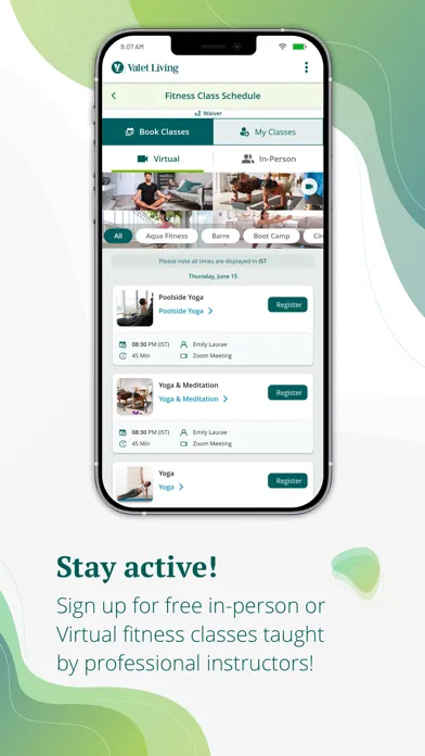 Valet Living Resident Screenshots