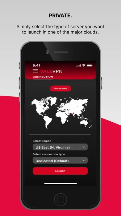 ValeVPN Dedicated VPN Security স্ক্রিনশট
