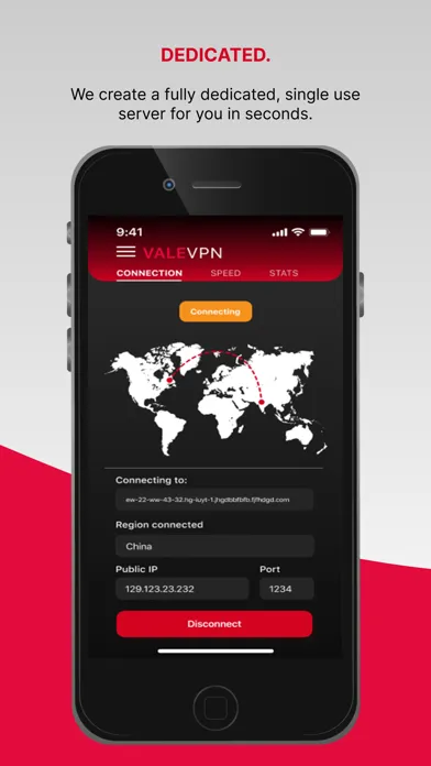 ValeVPN Dedicated VPN Security স্ক্রিনশট