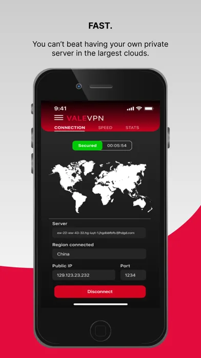 ValeVPN Dedicated VPN Security স্ক্রিনশট