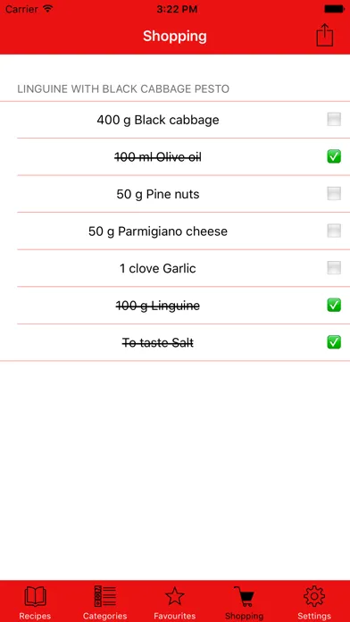 My Recipes + স্ক্রিনশট