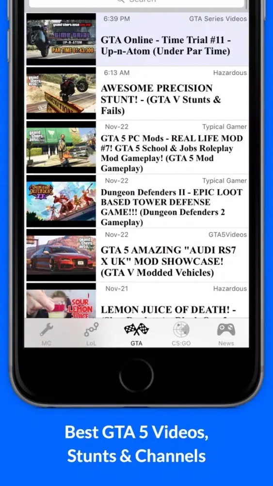 Capturas de pantalla de eSports: Latest LoL, MC, GTA 5 & CS:GO Videos & More!