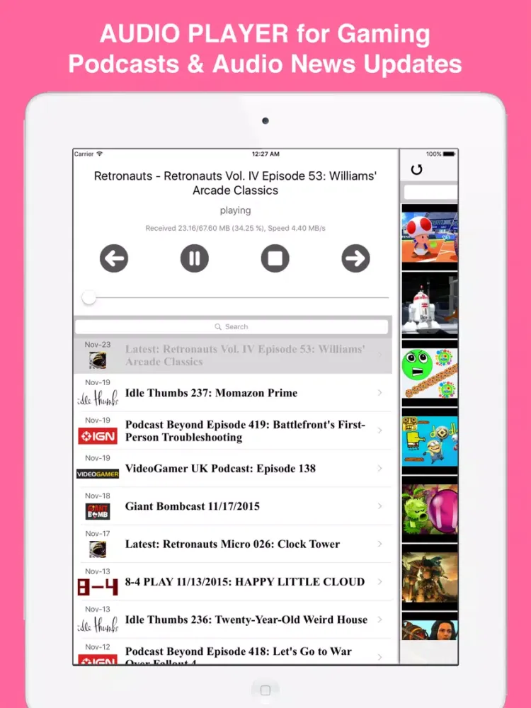 Zrzuty ekranu Game Tube: Latest YouTube Gaming Videos & News! iPad 