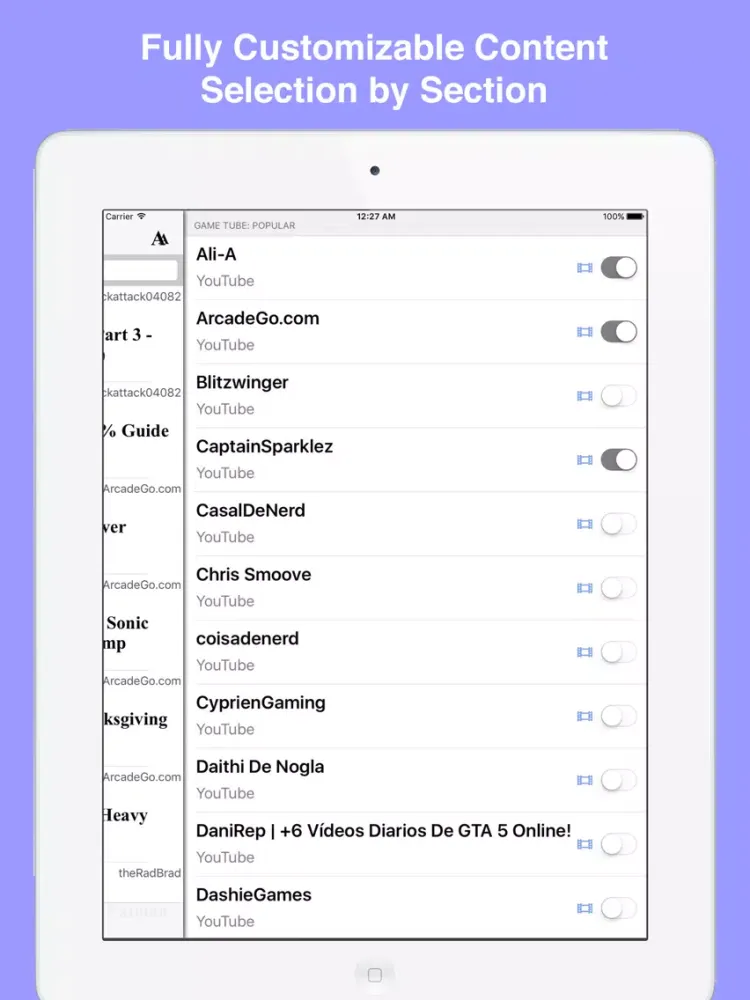 Zrzuty ekranu Game Tube: Latest YouTube Gaming Videos & News! iPad 
