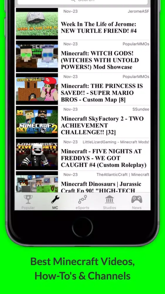 Zrzuty ekranu Game Tube: Latest YouTube Gaming Videos & News!