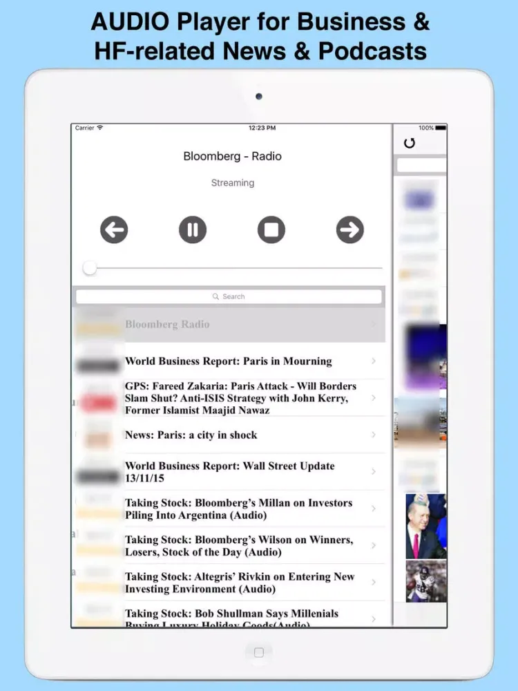 HF News: Latest Hedge Fund & Alternative Investment News iPad  Screenshots