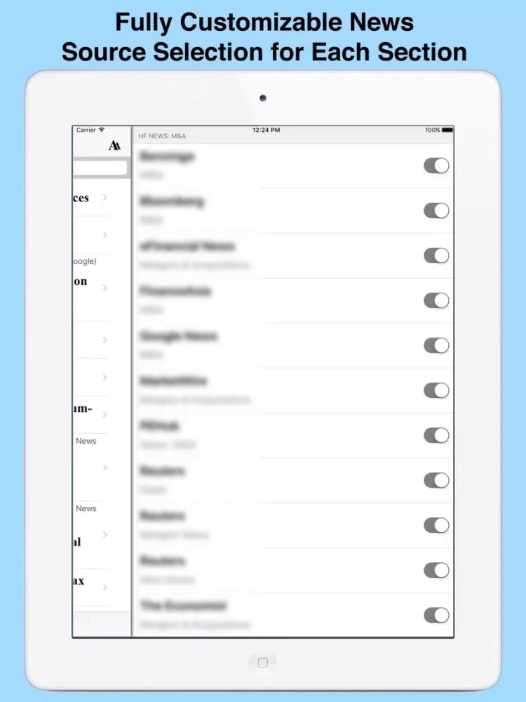 HF News: Latest Hedge Fund & Alternative Investment News iPad  Screenshots