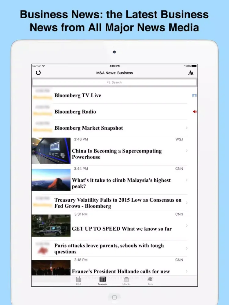 ภาพหน้าจอของ M&A News: Latest Mergers, Acquisitions & Takeovers News iPad 