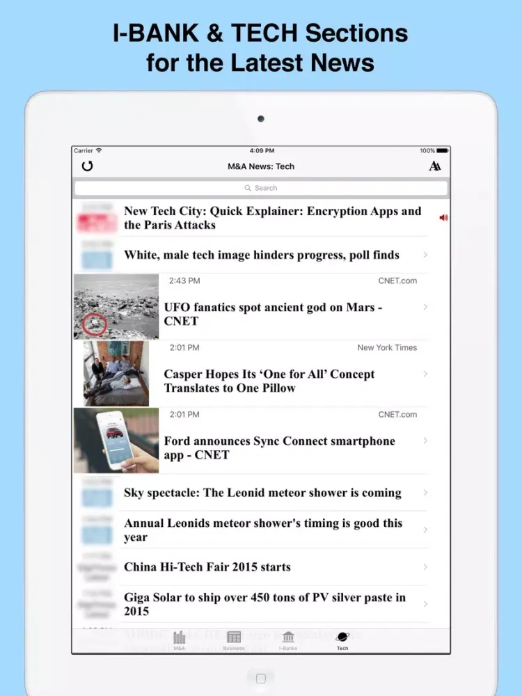 ภาพหน้าจอของ M&A News: Latest Mergers, Acquisitions & Takeovers News iPad 