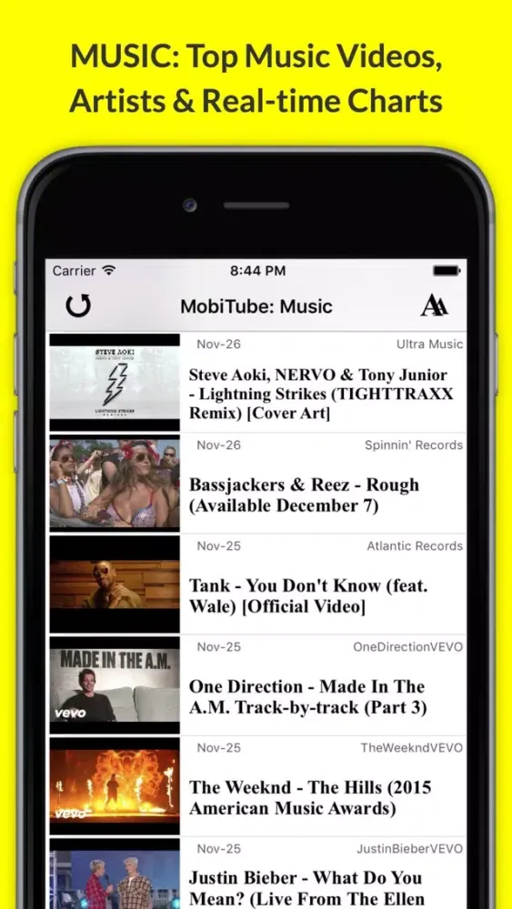 MobiTube: Best Videos on Music, Movies, Games, Funny Stuff & More! Screenshots