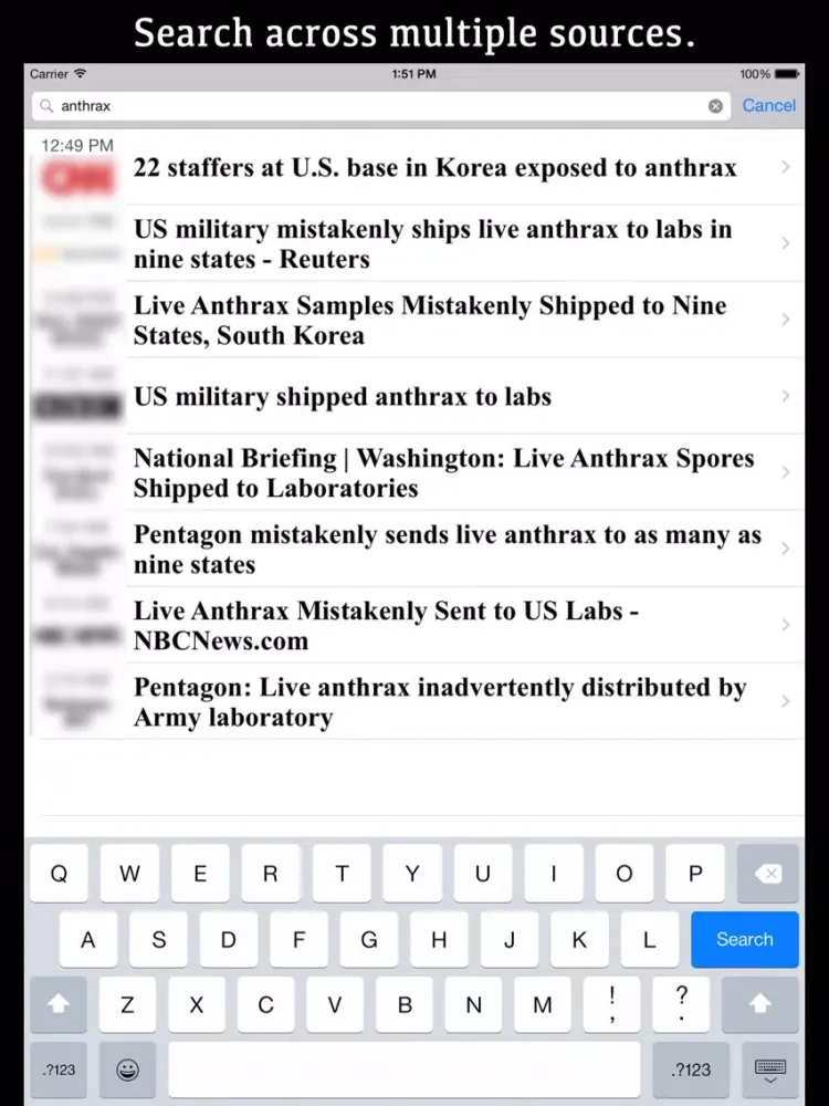 Ảnh chụp màn hình của Daily Planet One: Please download our updated app, 'News Run' instead. iPad 