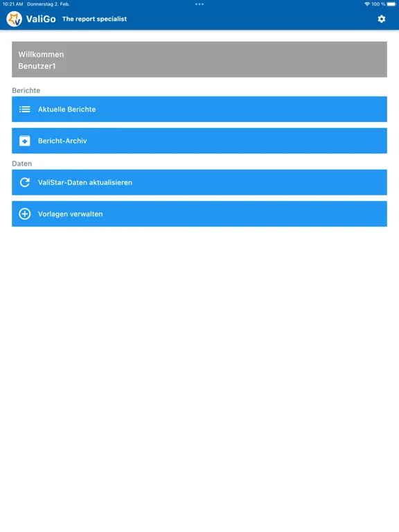 ValiGo iPad Screenshots