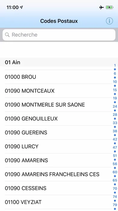 Les Codes Postaux Screenshots