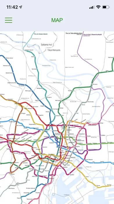 Capturas de tela do Tokyo Subway - Offline