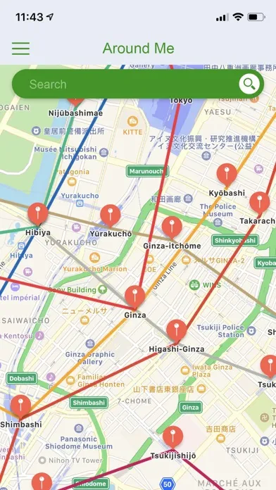 Capturas de tela do Tokyo Subway - Offline