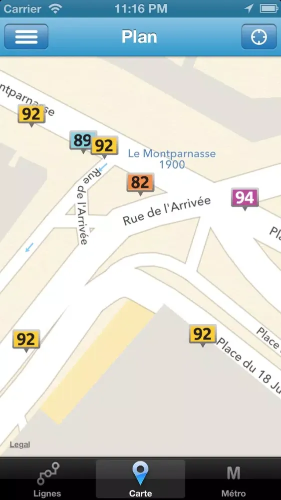 Скриншоты Bus à Paris ! (TOUTES les STATIONS autour de vous)
